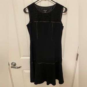 Nine West black dress… lace on the top and back. Size 2 lined.